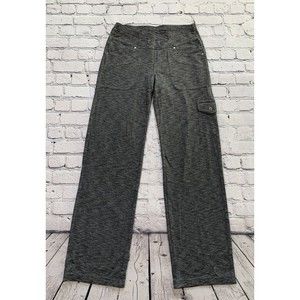 Kuhl Mova Cargo Pants Womens 6 Straight Leg Heather Gray Drawstring Stretch